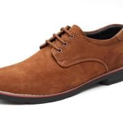 Suede Leather Lace Up Formal Shoes for Men