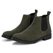 Men’s Black Chelsea Boots – Premium Matte Finish Slip-On