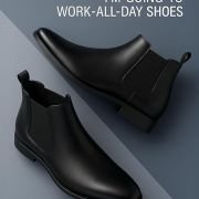 Kraasa Men’s Slip On Fashion Chelsea Boots
