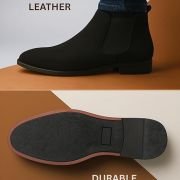 Kraasa Men’s Slip On Fashion Chelsea Boots