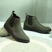 Men’s Black Chelsea Boots – Premium Matte Finish Slip-On
