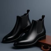Kraasa Men’s Slip On Fashion Chelsea Boots