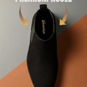 Kraasa Men’s Slip On Fashion Chelsea Boots