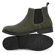 Men’s Black Chelsea Boots – Premium Matte Finish Slip-On