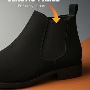 Kraasa Men’s Slip On Fashion Chelsea Boots