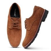 Suede Leather Lace Up Formal Shoes for Men