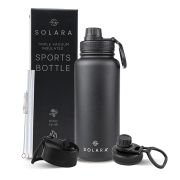 SOLARA Insulated Water Bottle 1 Litre, Hot Water Bottle