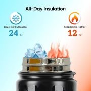 SOLARA Insulated Water Bottle 1 Litre, Hot Water Bottle