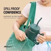 Boldfit Tumbler Bottle with Lid and Straw 1.2L