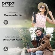 Stainless Steel Water Bottle Oslo Black 980ml