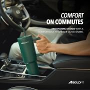 Boldfit Tumbler Bottle with Lid and Straw 1.2L
